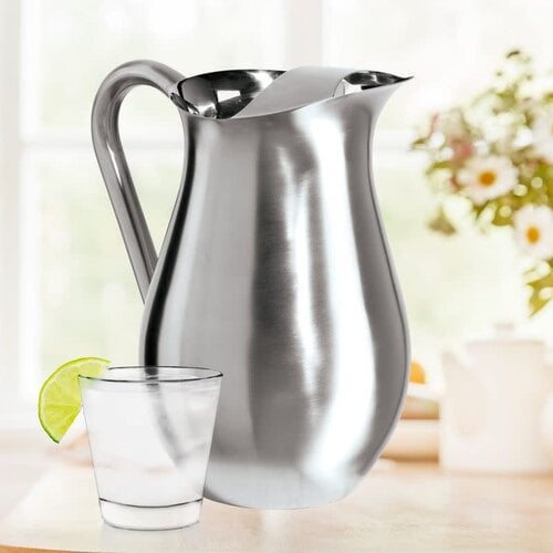 Natural Living Pitcher with Ice Guard 2L Stainless Steel