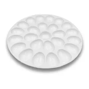 KITCHENBASICS Deviled Egg Tray Round Holds 25 KITCHENBASICS Deviled Egg Tray Round Holds 25