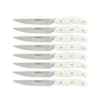 Henckel Contour Steak Knives 8 Piece Set White