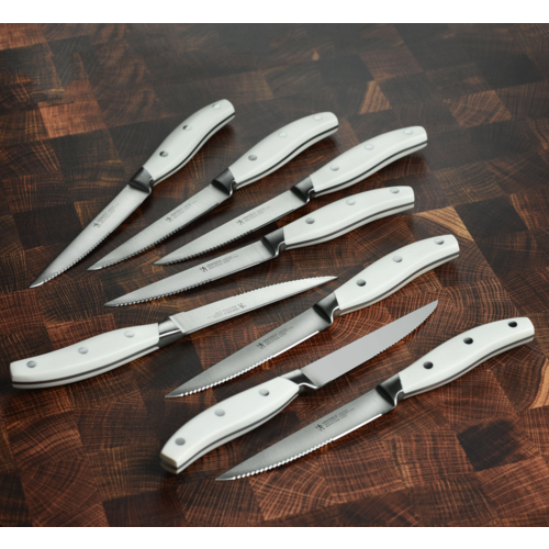 ZWILLING HENCKEL Henckel Contour Steak Knives 8 Piece Set White