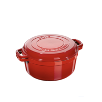 Braiser and Grill 6.45 QT STAUB Cherry Red