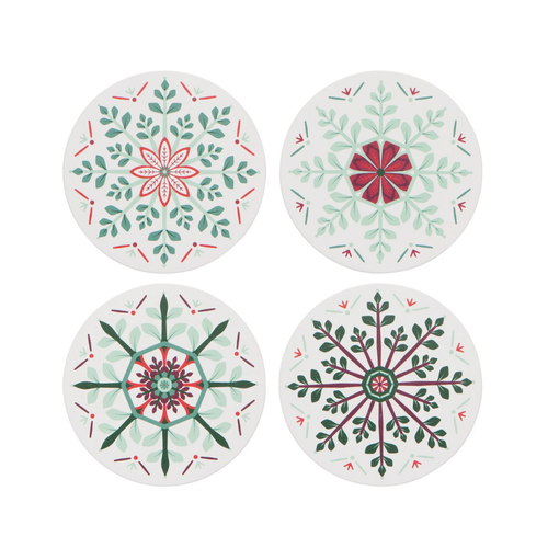 Now Designs Coaster Good Tidings Soak Up Set of 4