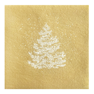 Napkin Dinner Paviot Sapin Roi Des Forets Or Napkin Dinner Paviot Sapin Roi Des Forets Or