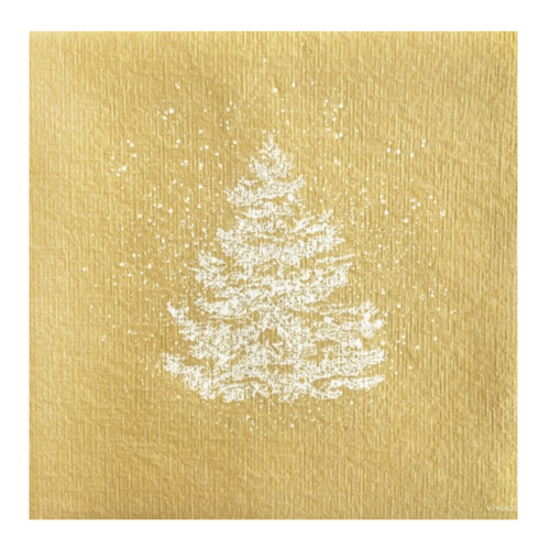 Napkin Dinner Paviot Sapin Roi Des Forets Or Napkin Dinner Paviot Sapin Roi Des Forets Or