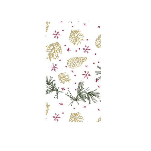 OCD Guest Napkin Paper Golden Cones OCD Guest Napkin Paper Golden Cones