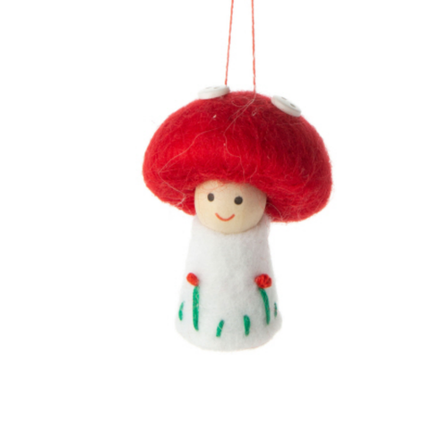 Option2 Mushroom Girl Ornament
