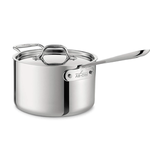 All Clad D3 Sauce Pan 4 qt with Loop Handle