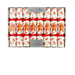 Silver Tree Crackers Gingerbread 8 pieces