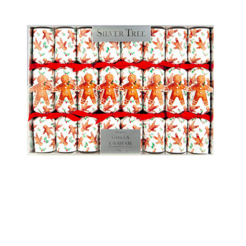 Silver Tree Crackers Gingerbread 8 pieces Silver Tree Crackers Gingerbread 8 pieces