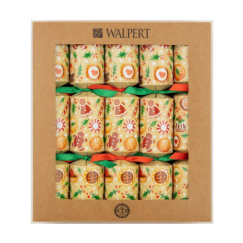 Silver Tree Crackers Christmas Treats 10 pieces Silver Tree Crackers Christmas Treats 10 pieces