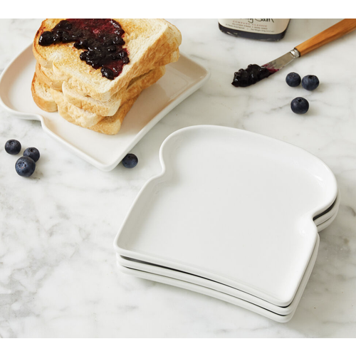 BIA BIA Toast Plate White Porcelain