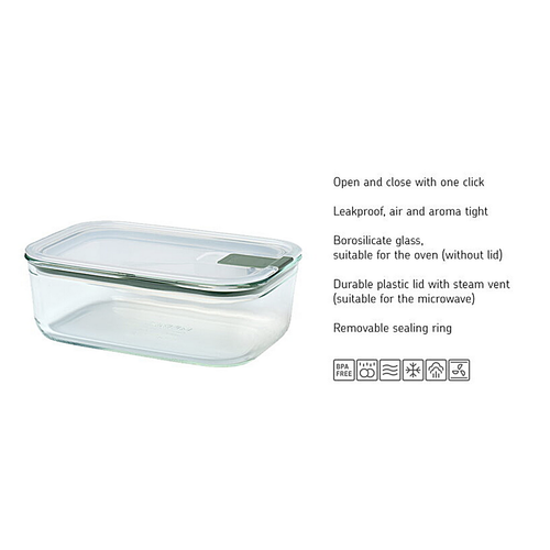 MEPAL Easyclip Glass Box 450ml