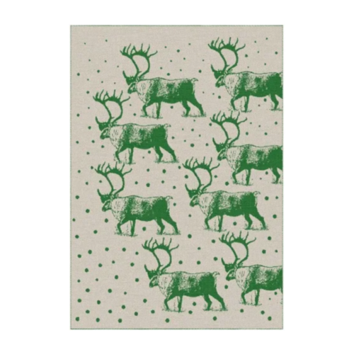 Kitchen Trader Tea Towel Northern Green Elk Kitchen Trader Tea Towel Northern Green Elk