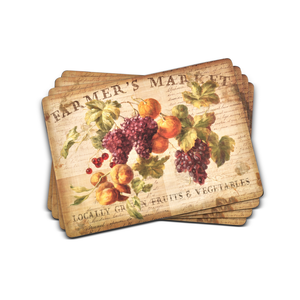 Pimpernel Placemats Abundant Fall Set of 4