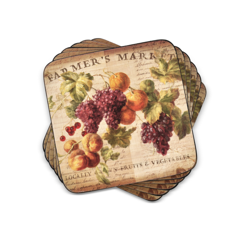 Pimpernel Coasters Abundant Fall Set of 6