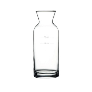 Pasabahce Decanter Village 12 oz With 6 & 9 oz Lines