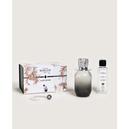 Lampe Berger LAMPE BERGER Gift Set Evanescence Grey + 250ml Mystic Leather