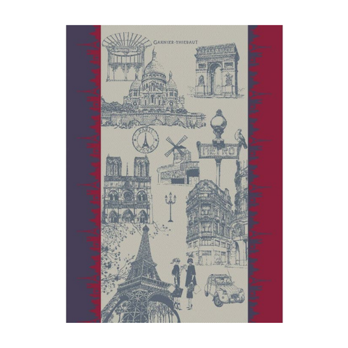 Garnier Thiebaut Garnier Thiebaut Tea Towel J’Aime Paris Tricolore