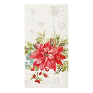 IHR Guest Napkin Paper Christmas Bouquet