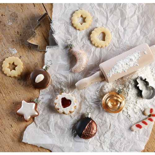 Inge Glas Terrace Cookie Glass Ornament Inge Glas Terrace Cookie Glass Ornament