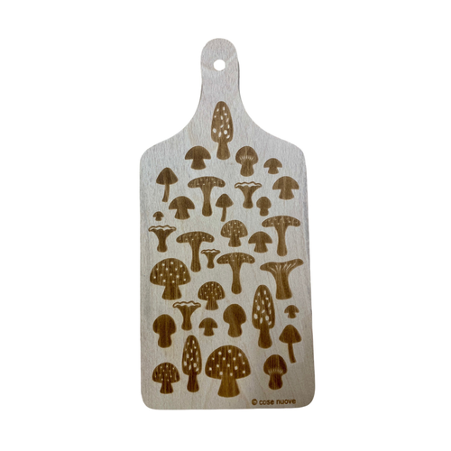 Cose Nuove Cutting Board Engraved Mushroom Cose Nuove Cutting Board Engraved Mushroom