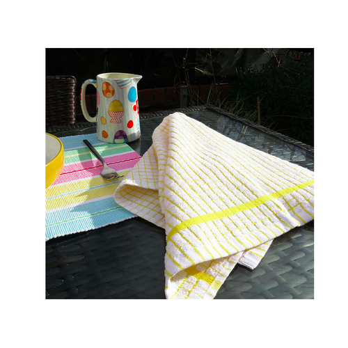 Samuel Lamont Poli-Dri Cotton Tea Towel Yellow