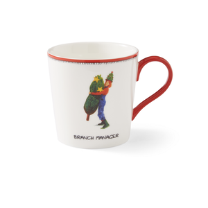 Kit Kemp Christmas Doodles Branch Manager Mug