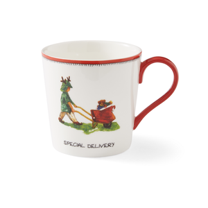 Kit Kemp Christmas Doodles Special Delivery Mug