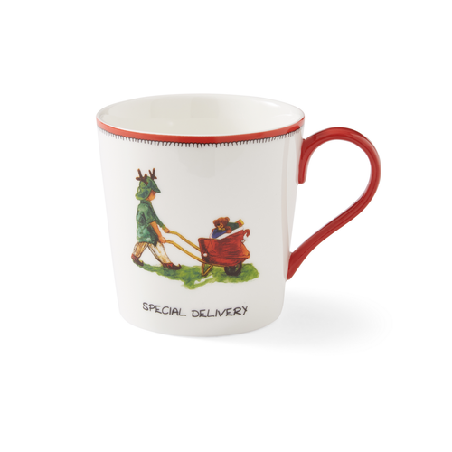 Kit Kemp Christmas Doodles Special Delivery Mug