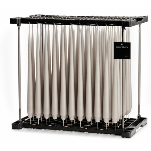 Ester & Erik Taper Candle 12 inch Linen Grey