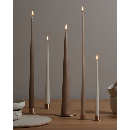 Ester & Erik Taper Candle 12 inch Nougat Note