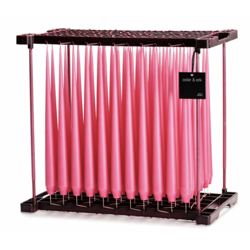 Ester & Erik Taper Candle 12 inch Clear Pink
