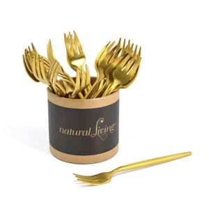 Natural Living Small Gold Fork