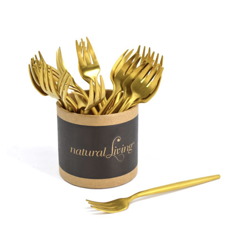 Natural Living Small Gold Fork