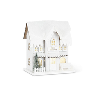 Small Snowy Toy Shop with LED Lights