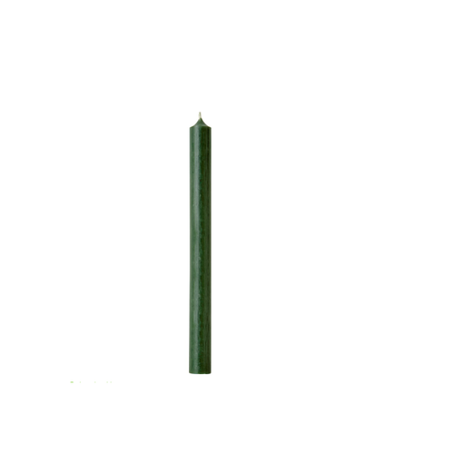 IHR Candle 10” Column Dark Green Germany