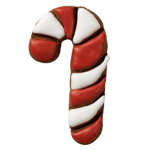 Mrs Birkmann Candy Cane Cookie Cutter with Embossing