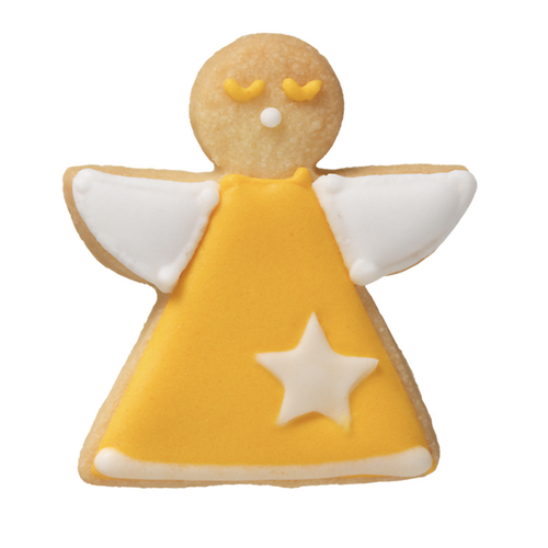 Mrs Birkmann Angel Cookie Cutter with Embossing