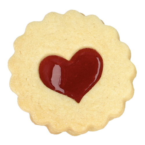 Mrs Birkmann Heart Linzer Cookie Cutter