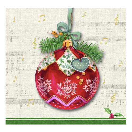 IHR Napkin Lunch Paper Christmas Bauble IHR Napkin Lunch Paper Christmas Bauble