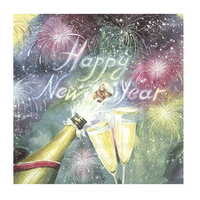 Napkin Cocktail Paper Midnight Sparkle