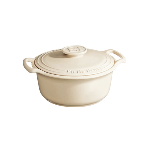 Emile Henry Sublime Round Dutch Oven, Stewpot, 4 Quart, Indigo