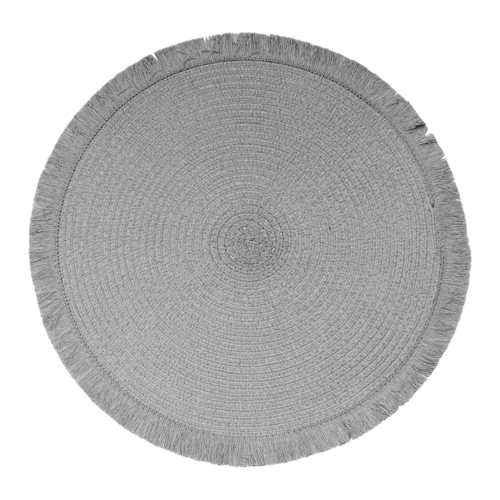 Harman Malta Fringe Round Placemat Grey