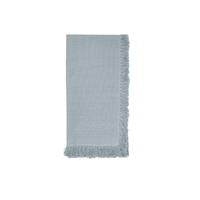 Sutton Fringe Napkin Santorini Blue