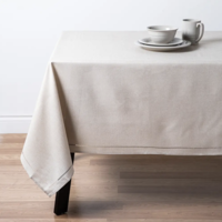 Hemstitch Tablecloth 52x70 Linen