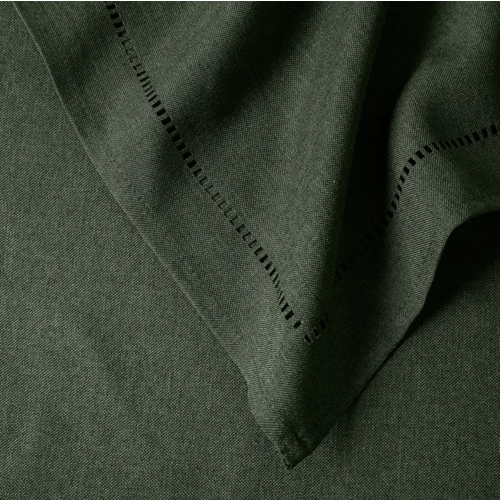 Harman Hemstitch Tablecloth 70 Round Forest