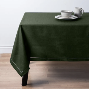 Harman Hemstitch Tablecloth 60x90 Forest