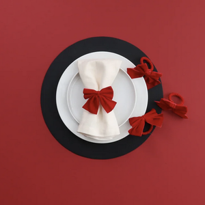 Harman Velvet Bow Napkin Ring