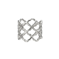Lattice Napkin Ring Silver