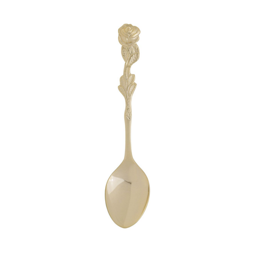 Harold Import Company Gold Plated Rose Demi Spoon